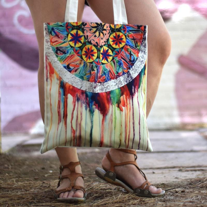 nacnic Bolsa tote de Atrapa mis sueños