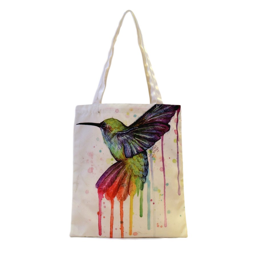 Nacnic Bolsa Tote De Colibrí En Pleno Vuelo