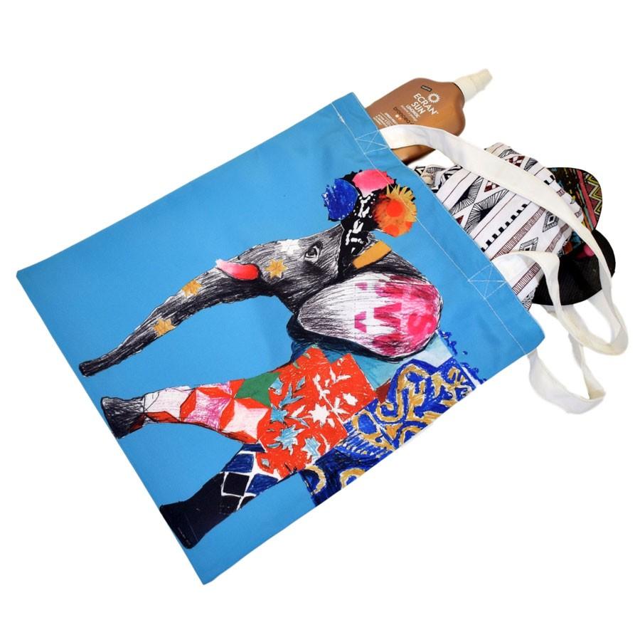 Nacnic Bolsa Tote De Elefante Indio