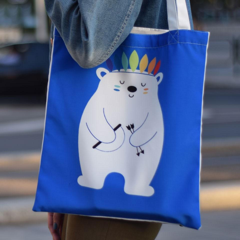 nacnic Bolsa tote de Oso indio