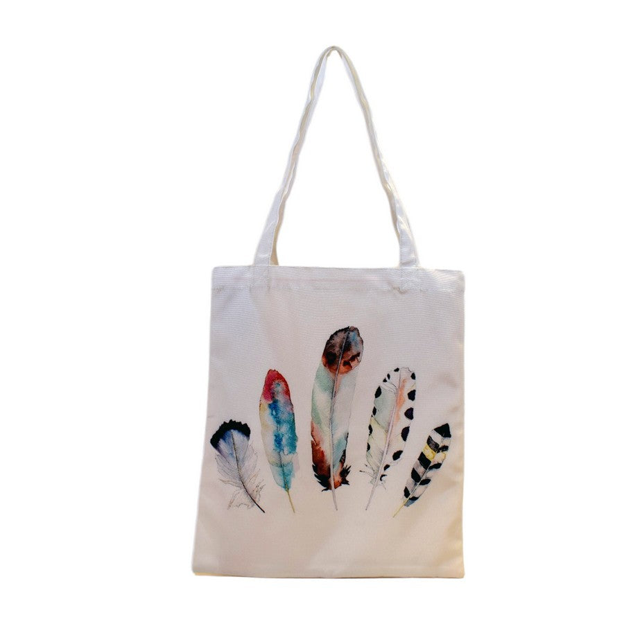 Nacnic Bolsa Tote De Plumas Multicolor Cielo