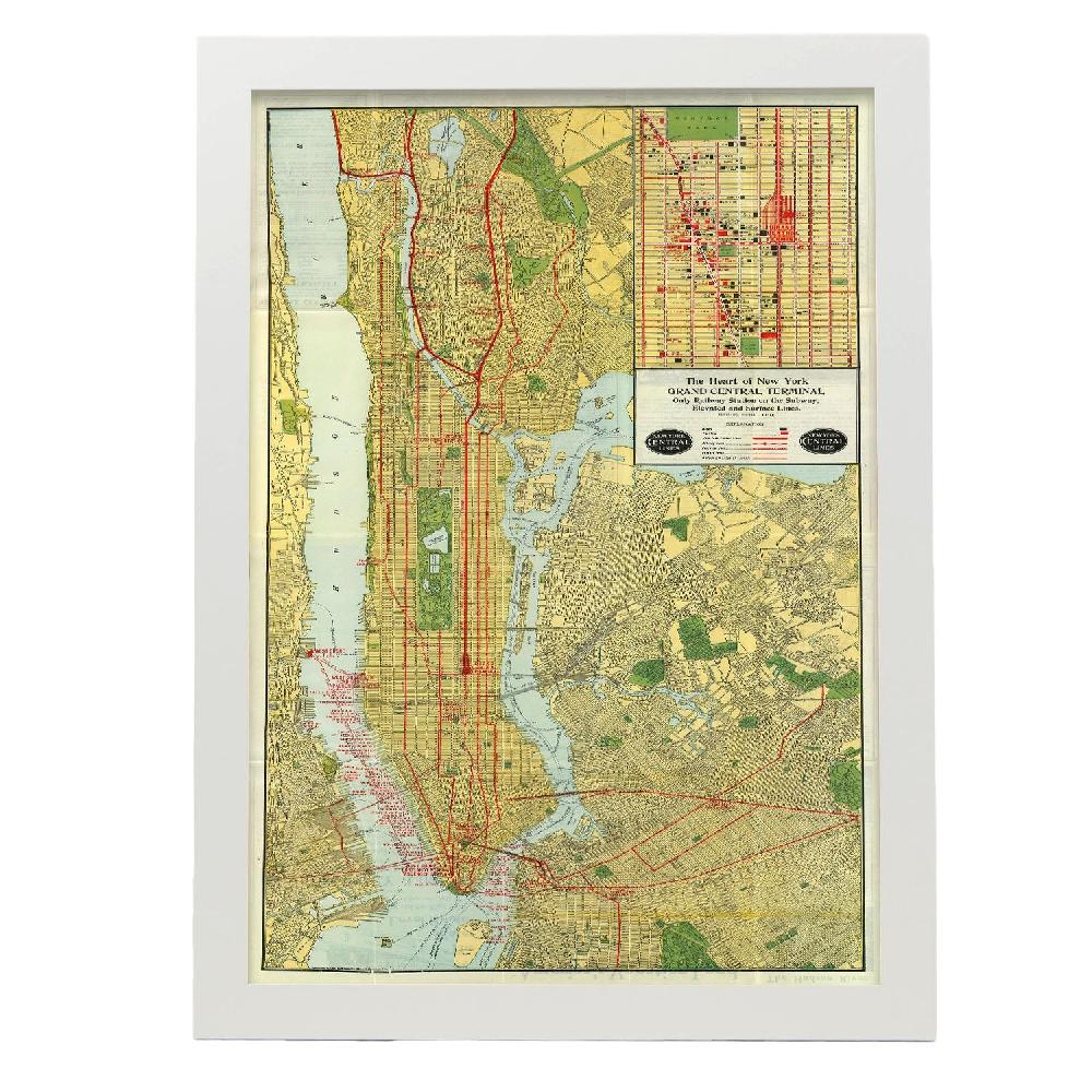 Nacnic Cartel De 1918 NYCRR Manhattan