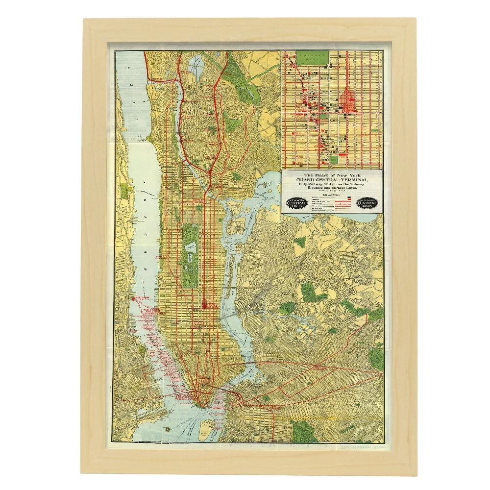 Nacnic Cartel De 1918 NYCRR Manhattan