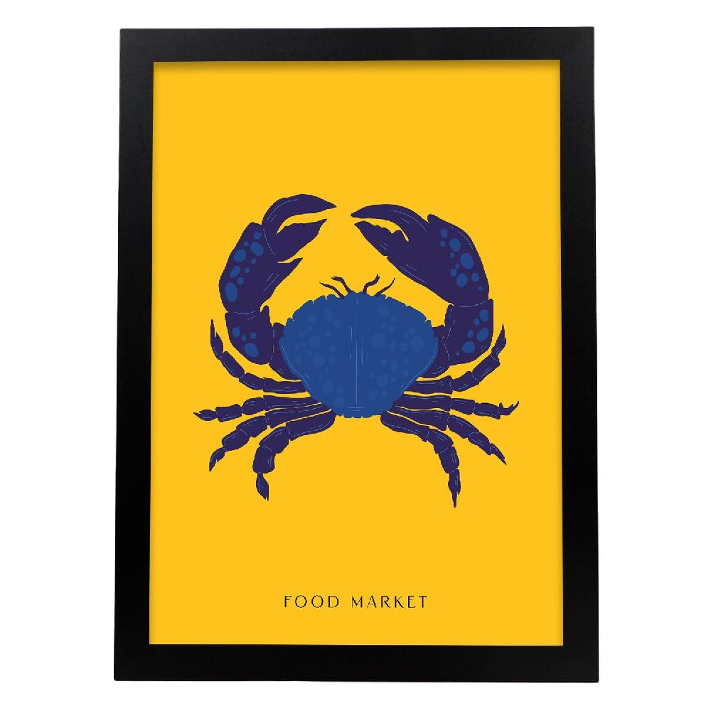 Nacnic Cartel De Big Claw Crab