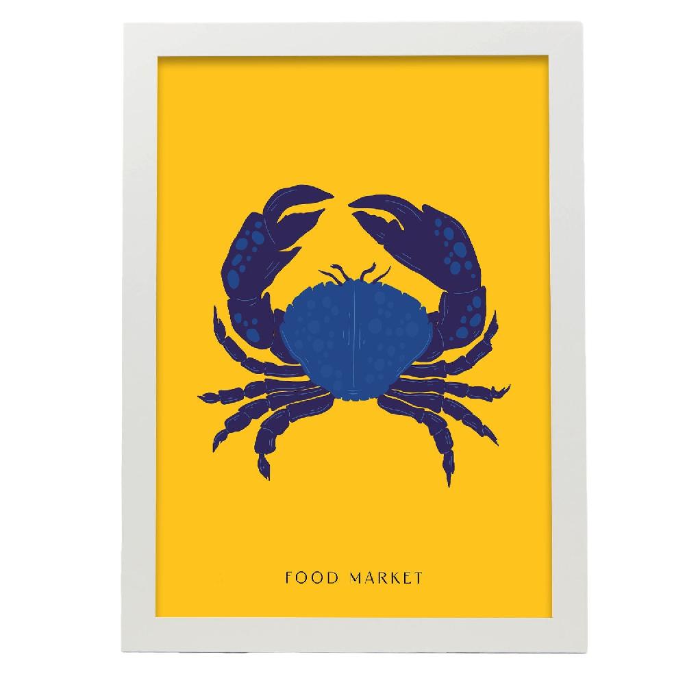 Nacnic Cartel De Big Claw Crab