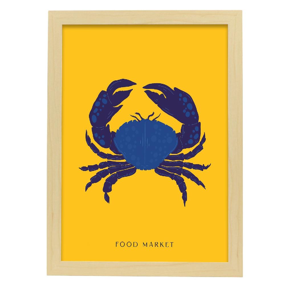 Nacnic Cartel De Big Claw Crab