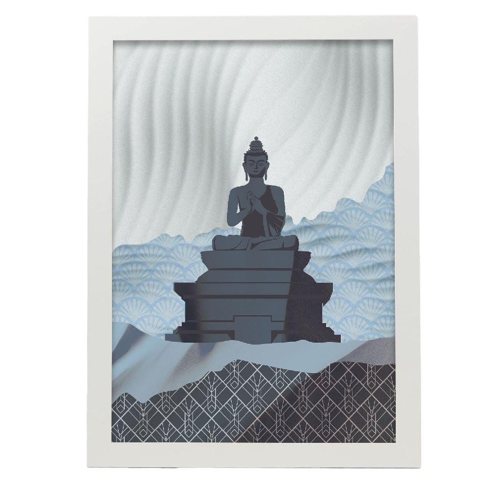 Nacnic Cartel De Dharmachakra Mudra Buddha