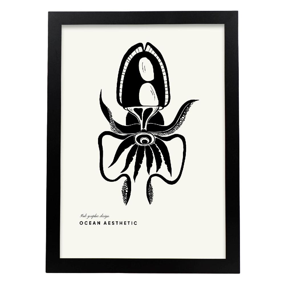 Nacnic Cartel De Eye-Flash Squid