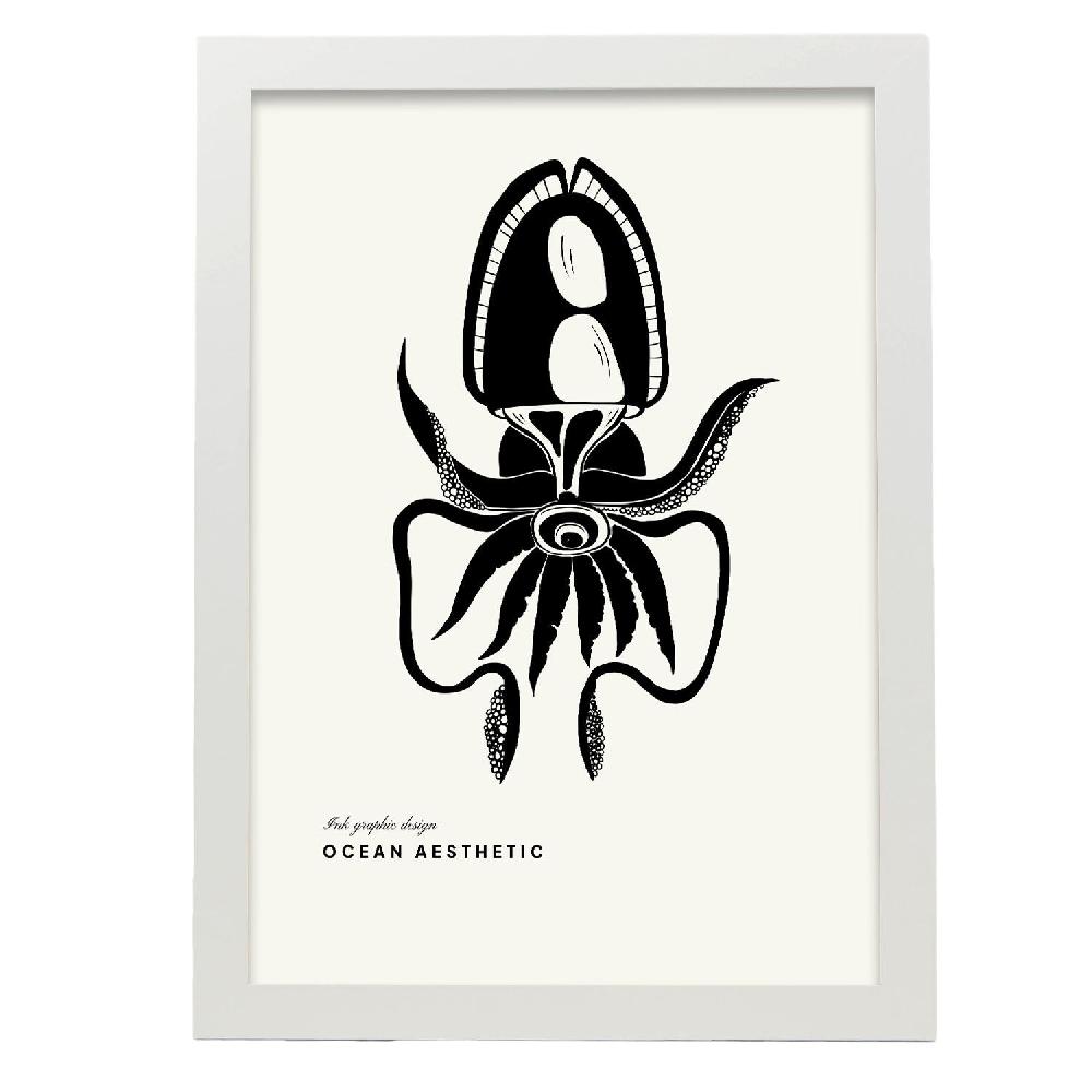 Nacnic Cartel De Eye-Flash Squid