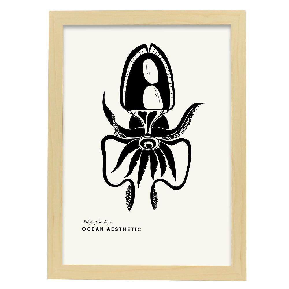 Nacnic Cartel De Eye-Flash Squid