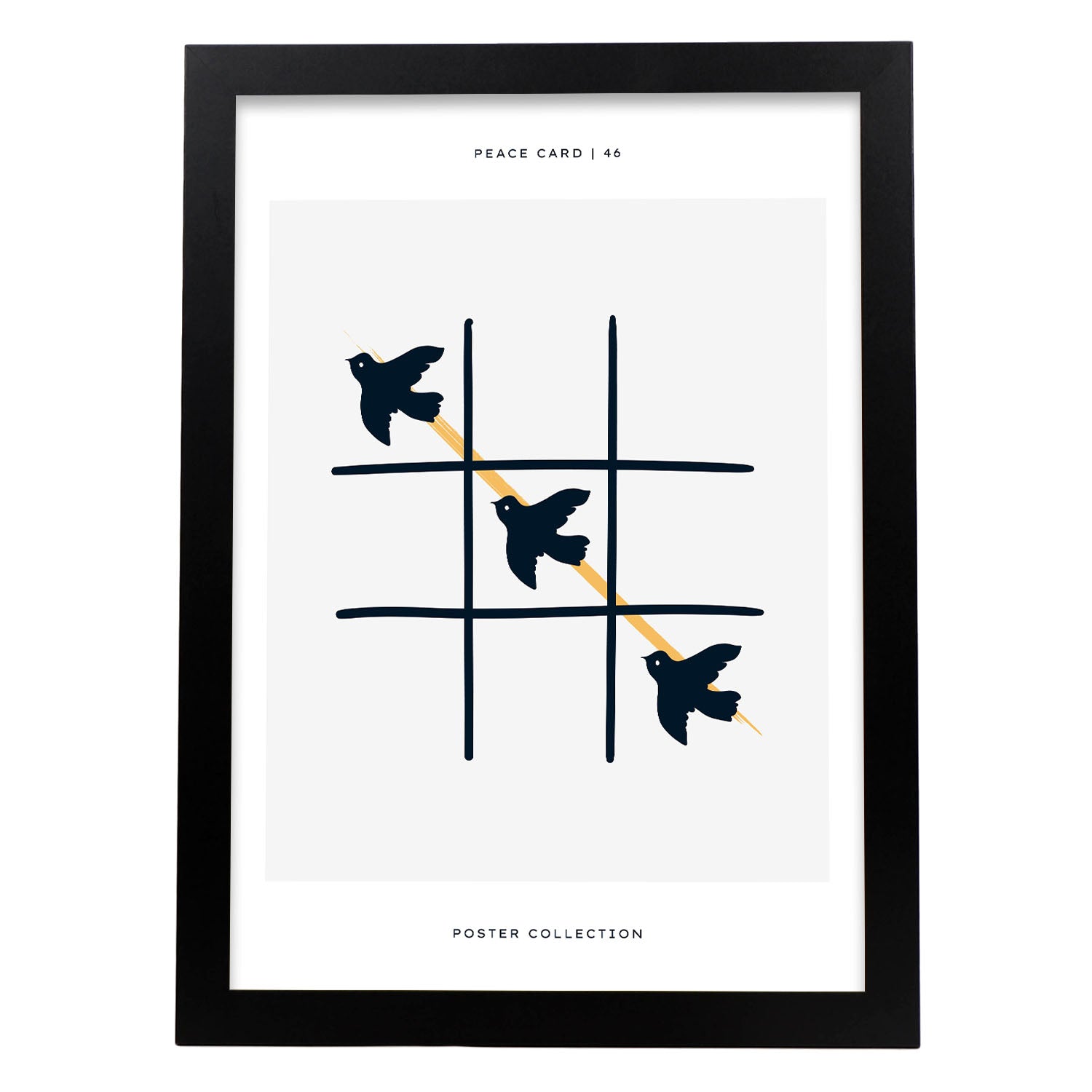 Nacnic Cartel De Paz Tac Toe