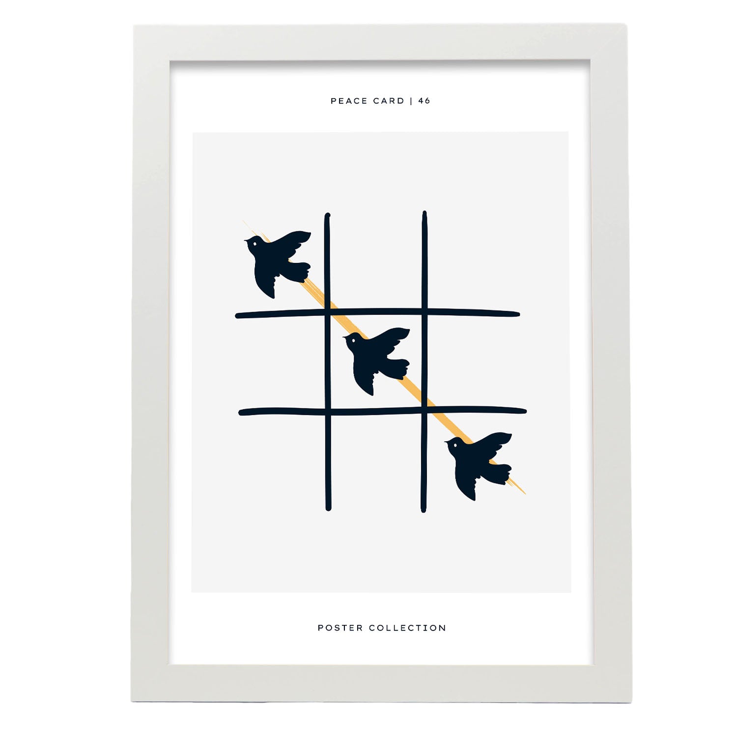 Nacnic Cartel De Paz Tac Toe