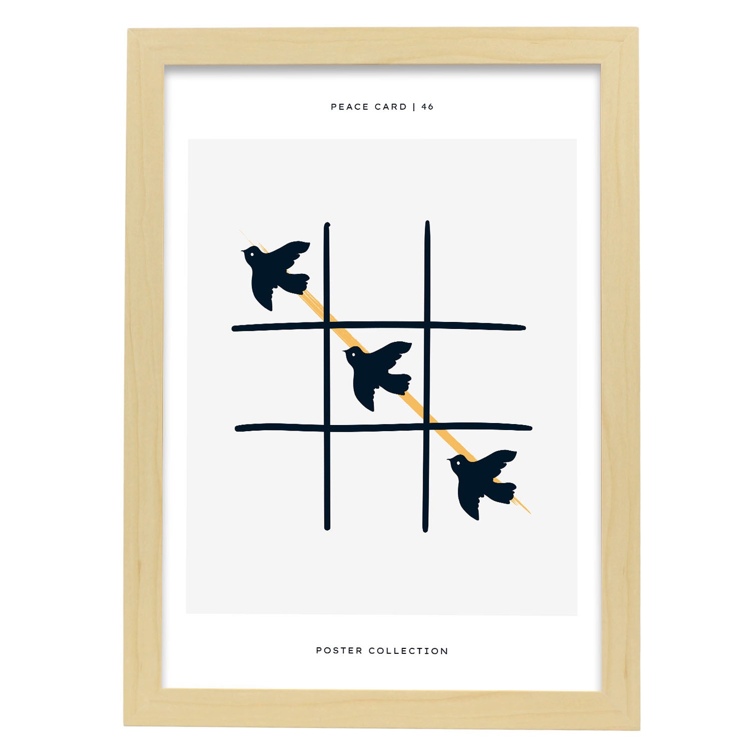 Nacnic Cartel De Paz Tac Toe