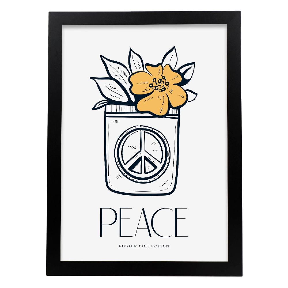 Nacnic Cartel De Peace Flower