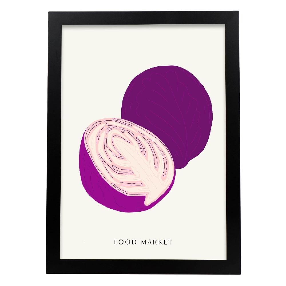 Nacnic Cartel De Purple Cabbage