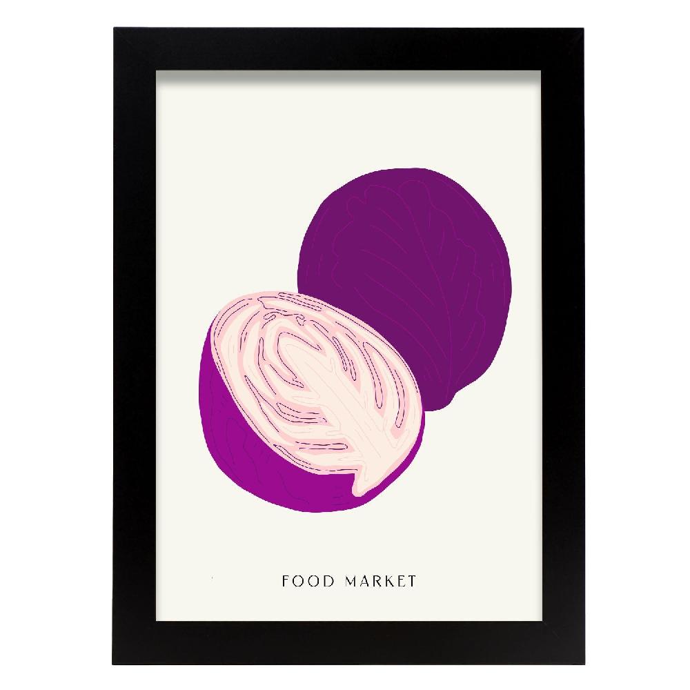 nacnic Cartel de Purple Cabbage