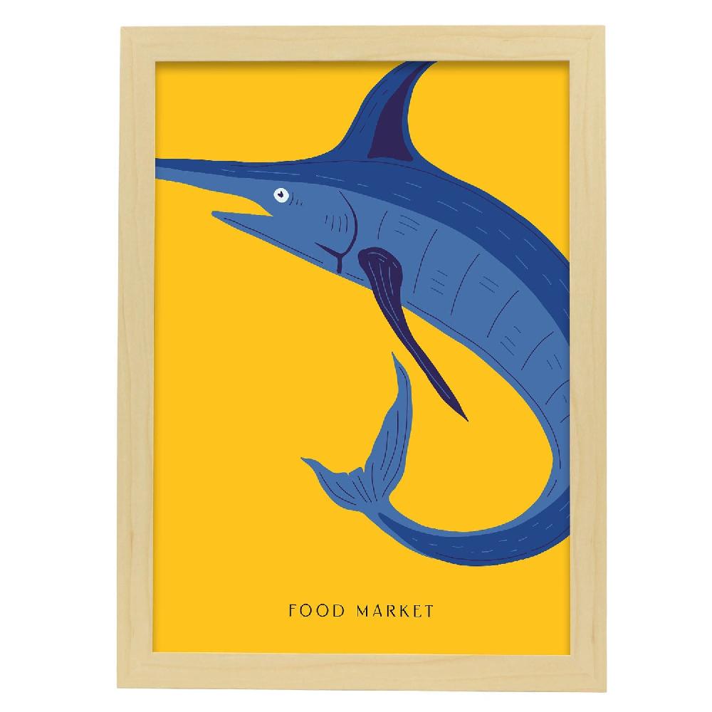 Nacnic Cartel De Sword Fish