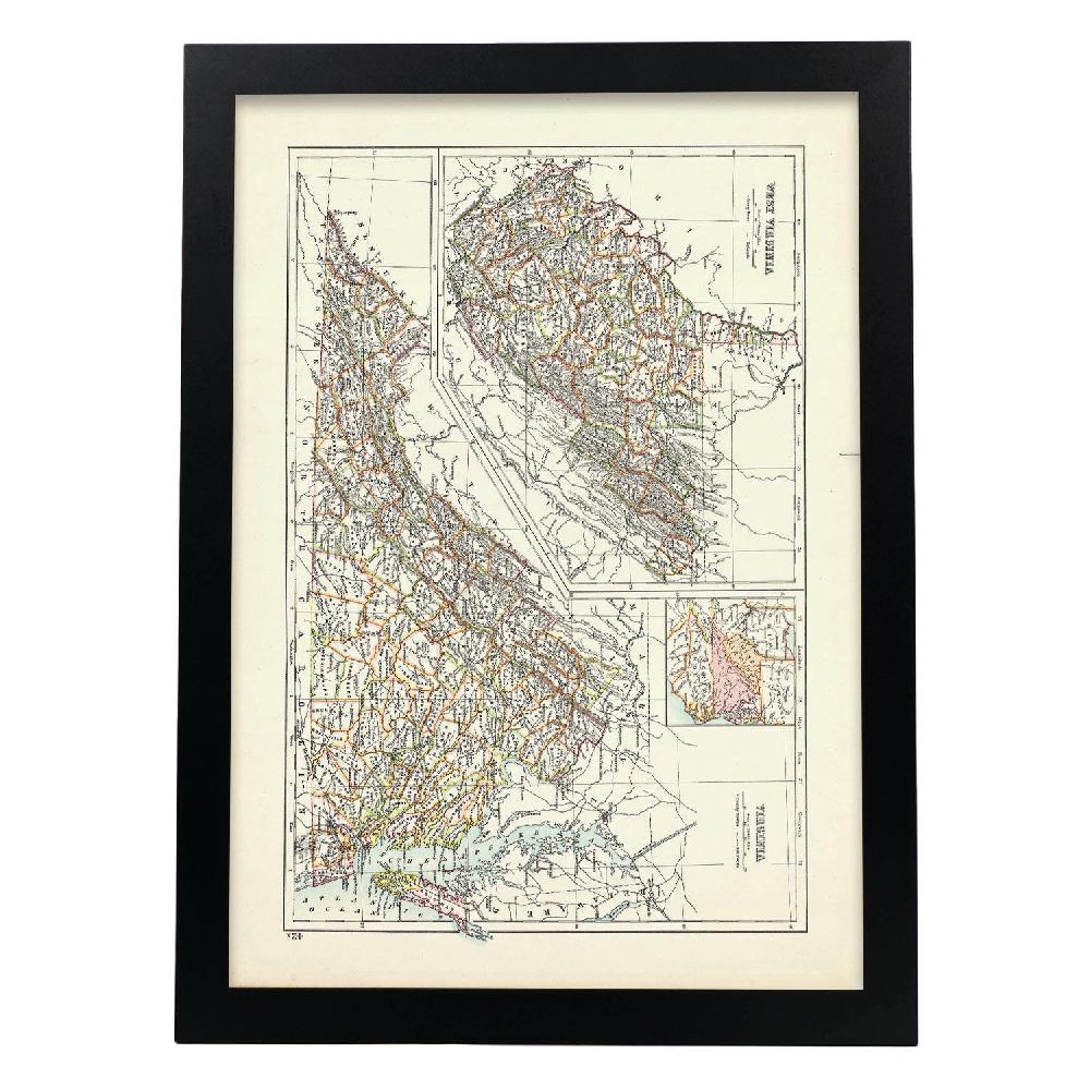 Nacnic Cartel De Virginia 1885