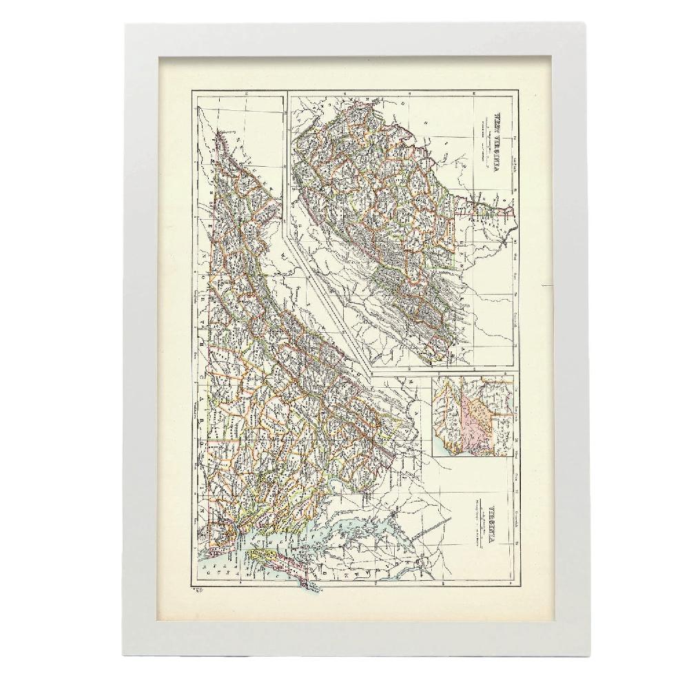 Nacnic Cartel De Virginia 1885