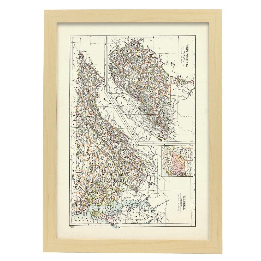 Nacnic Cartel De Virginia 1885