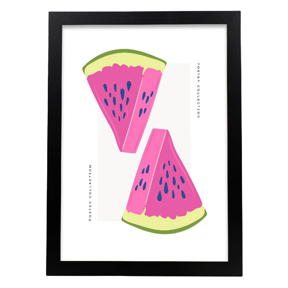 Nacnic Cartel De Watermelon Reflected