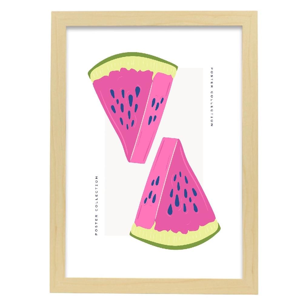 Nacnic Cartel De Watermelon Reflected