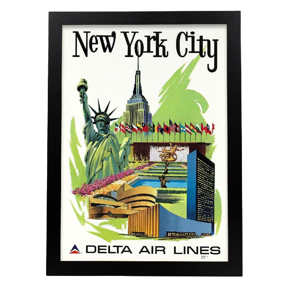 Nacnic Cartel Delta Nueva York Años 1960