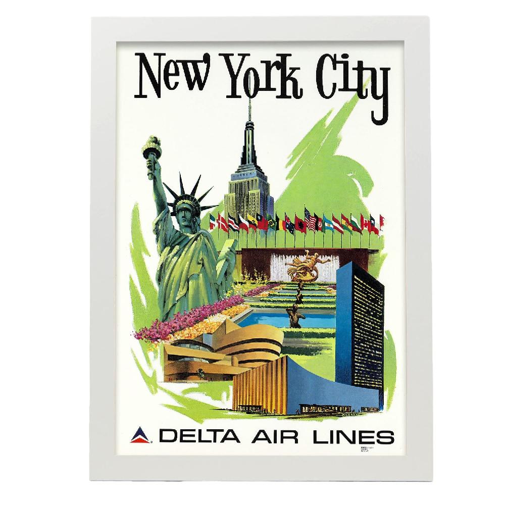 Nacnic Cartel Delta Nueva York Años 1960
