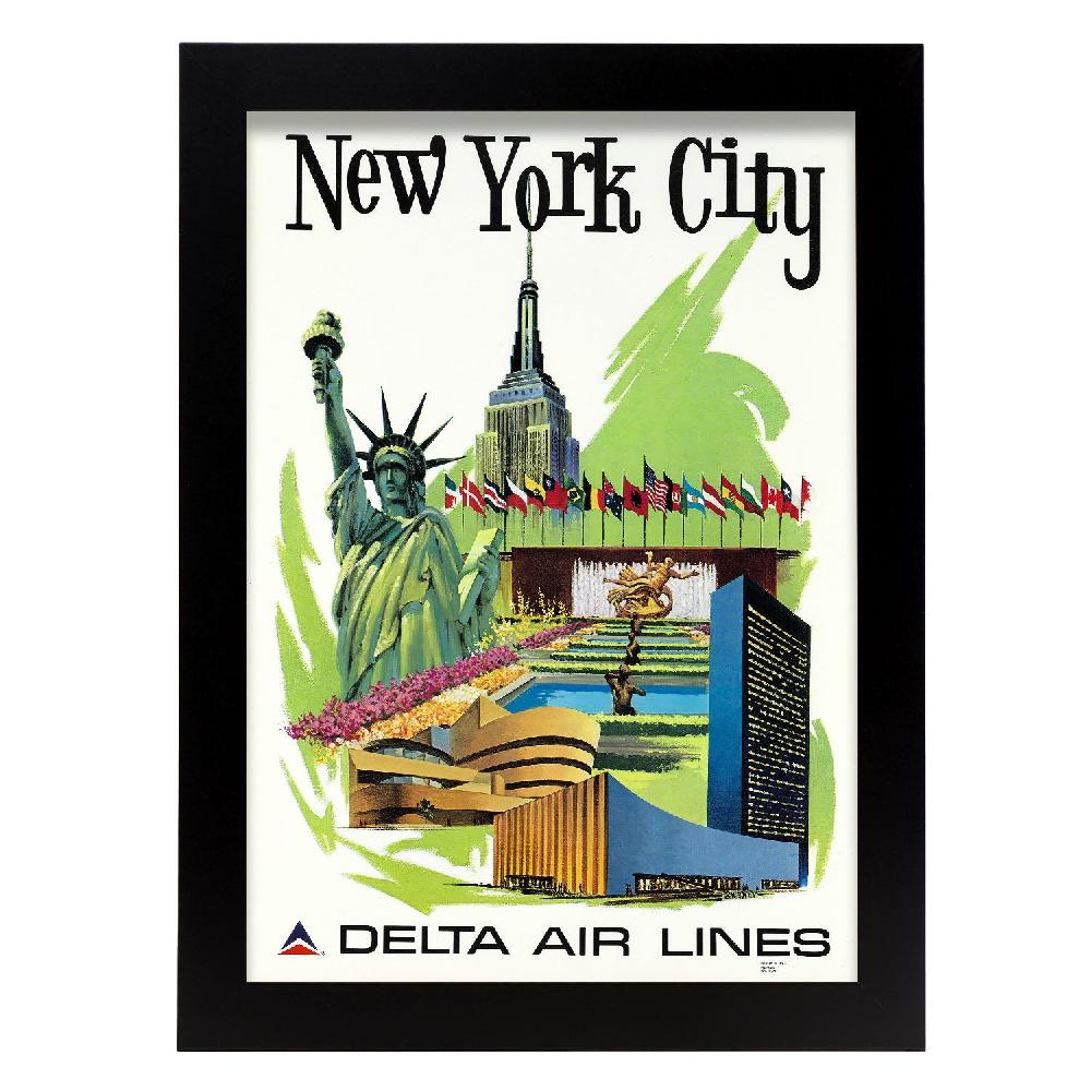 nacnic Cartel Delta Nueva York Años 1960