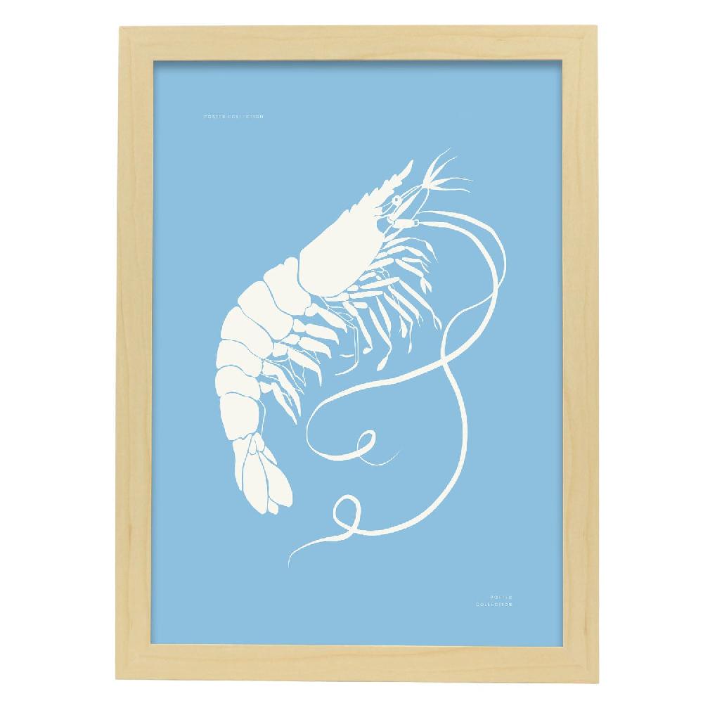 Nacnic Cartel Explora Mundo Mariscos - Lámina