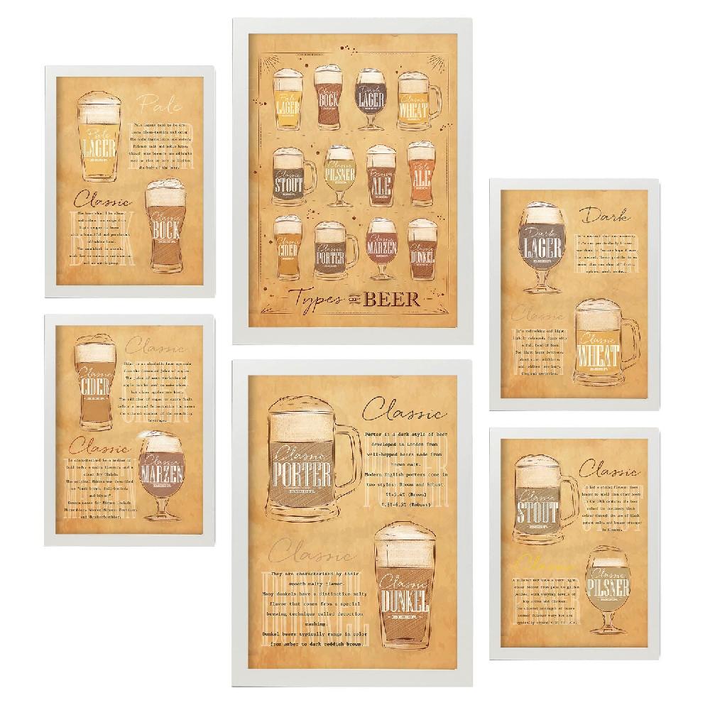 Nacnic Nacnic CERCEZAS Y TIPOS - Lámina De Arte Para Pared