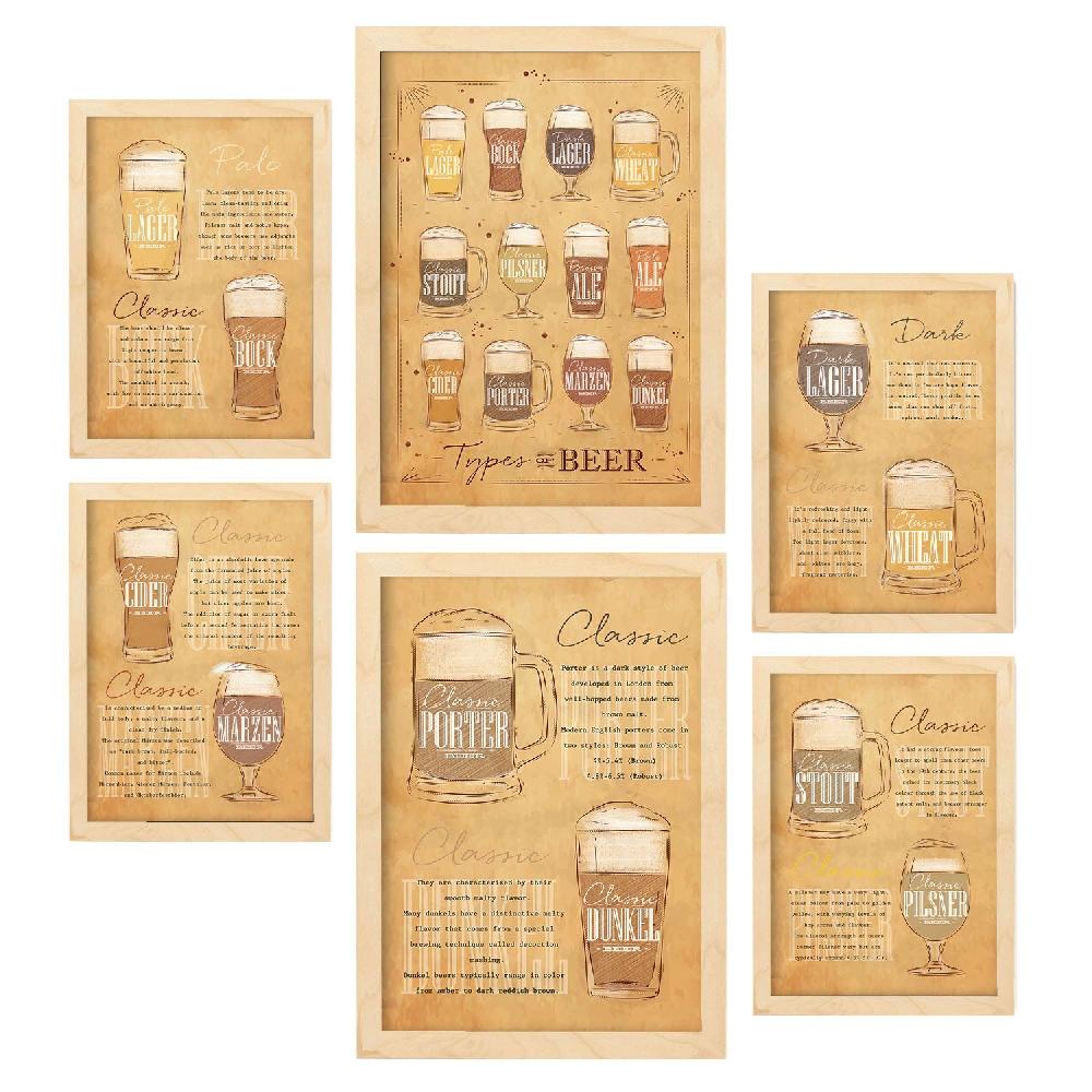 Nacnic Nacnic CERCEZAS Y TIPOS - Lámina De Arte Para Pared