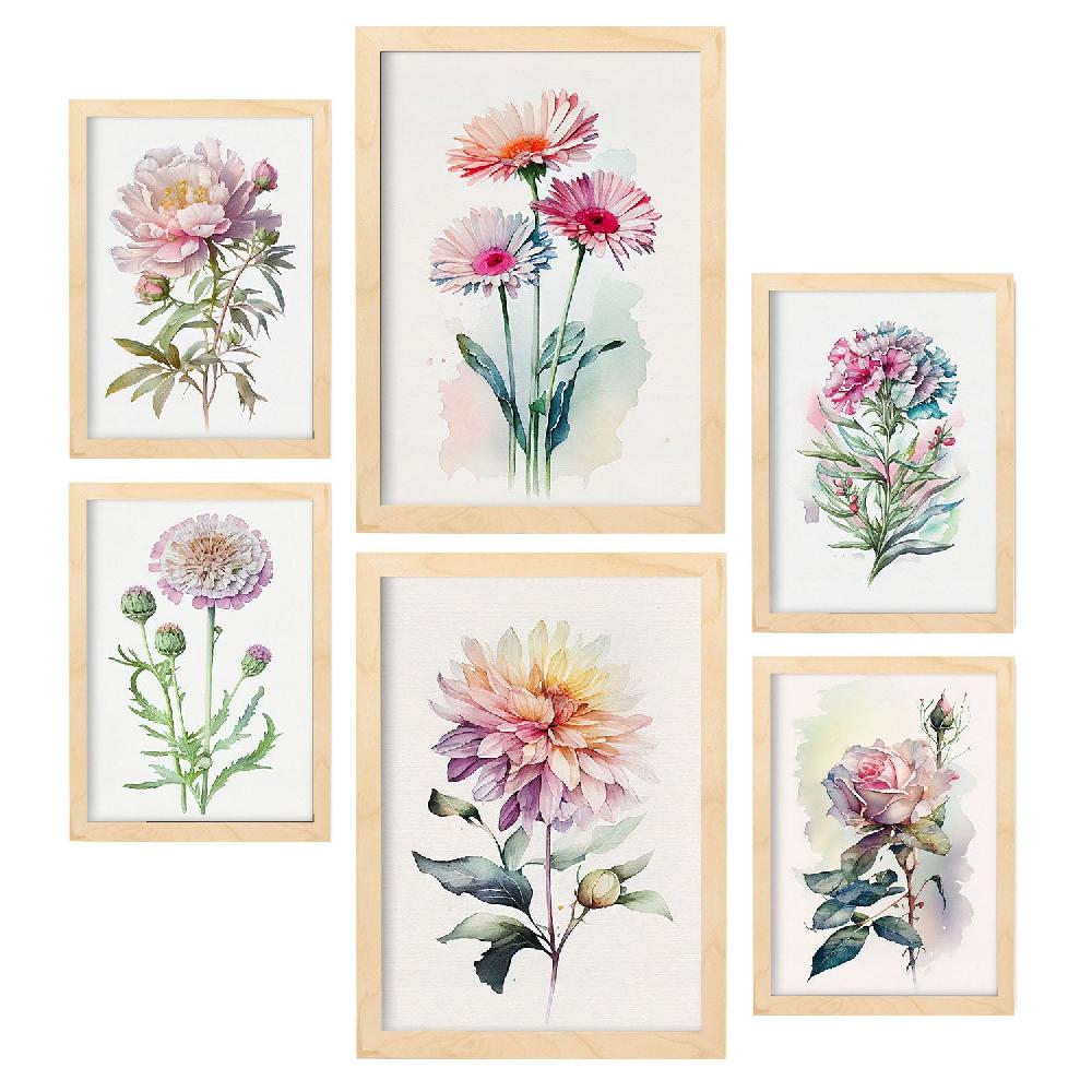 Nacnic Conjunto De Láminas De Rosas Nacnic