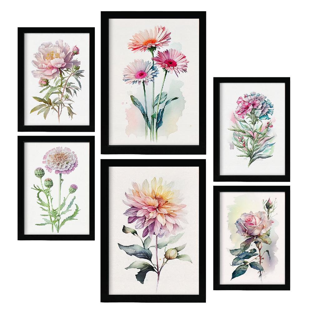 nacnic Conjunto de Láminas de Rosas Nacnic