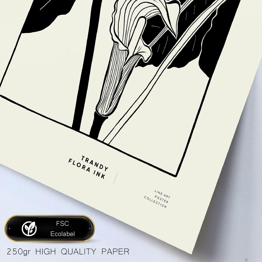 Nacnic Floral B&W 2