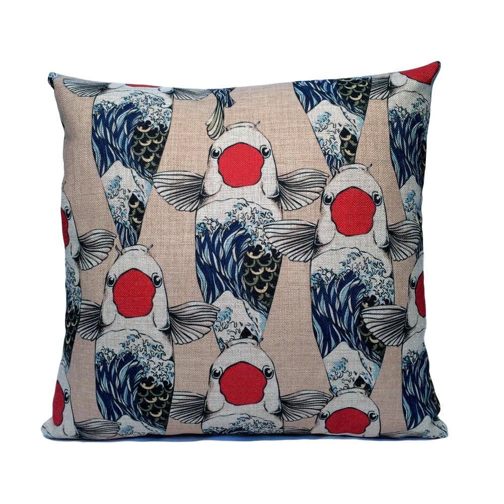 nacnic Funda de cojin Estampado japones