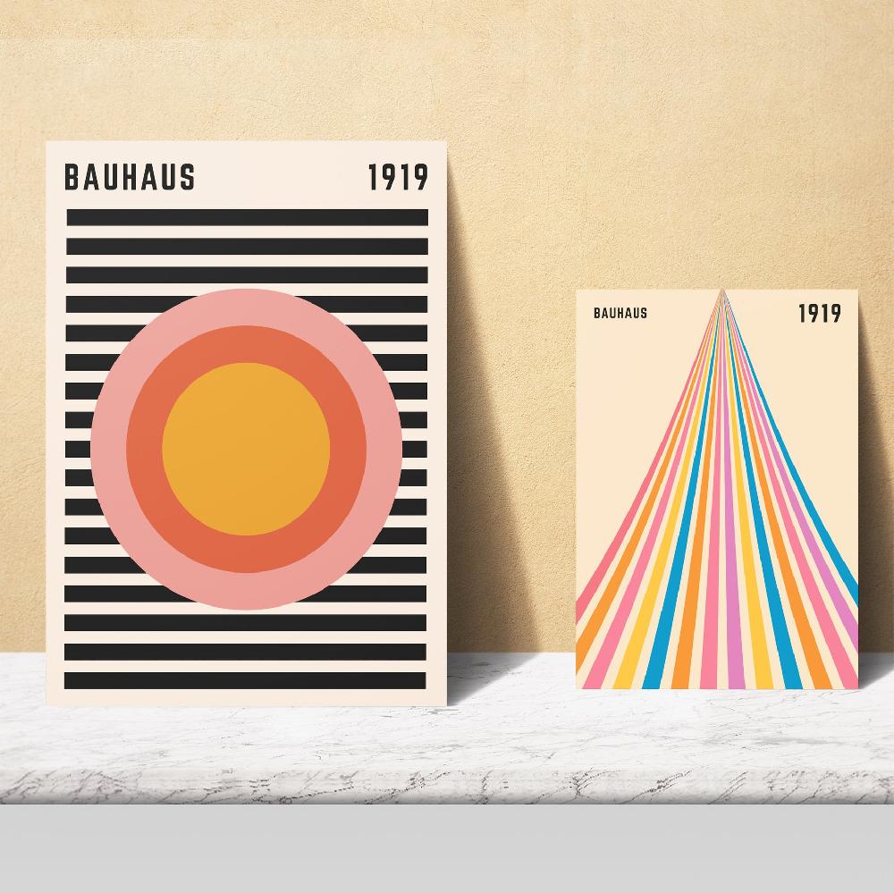 Nacnic Geometrico Bauhaus Colores Pastel