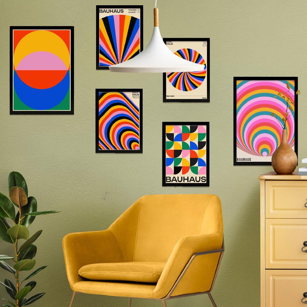 nacnic Geometrico Bauhaus colores viibrantes