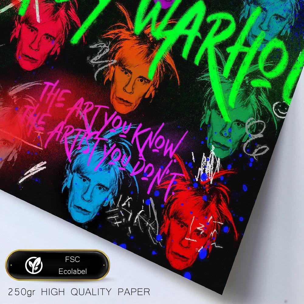 Nacnic Iconic Andy Warhol Grafitti Pop