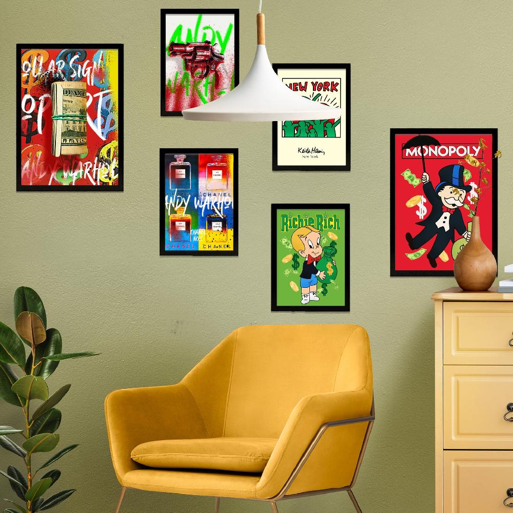 nacnic Iconic Andy Warhol New York Dollar