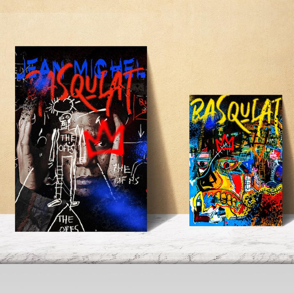 Nacnic Iconic Basquiat Graffiti Pop Art