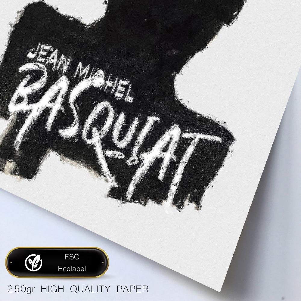 Nacnic Iconic Basquiat Graffiti Pop Art