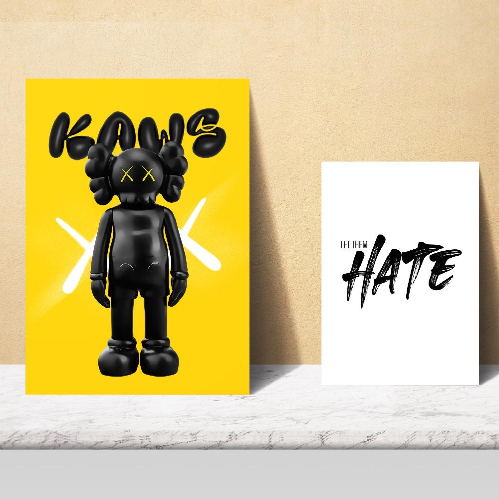 Nacnic Iconic Kaws Message
