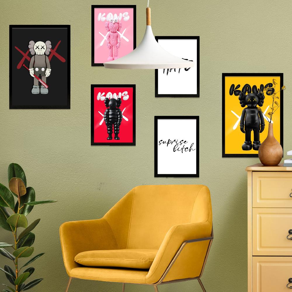 nacnic Iconic Kaws message