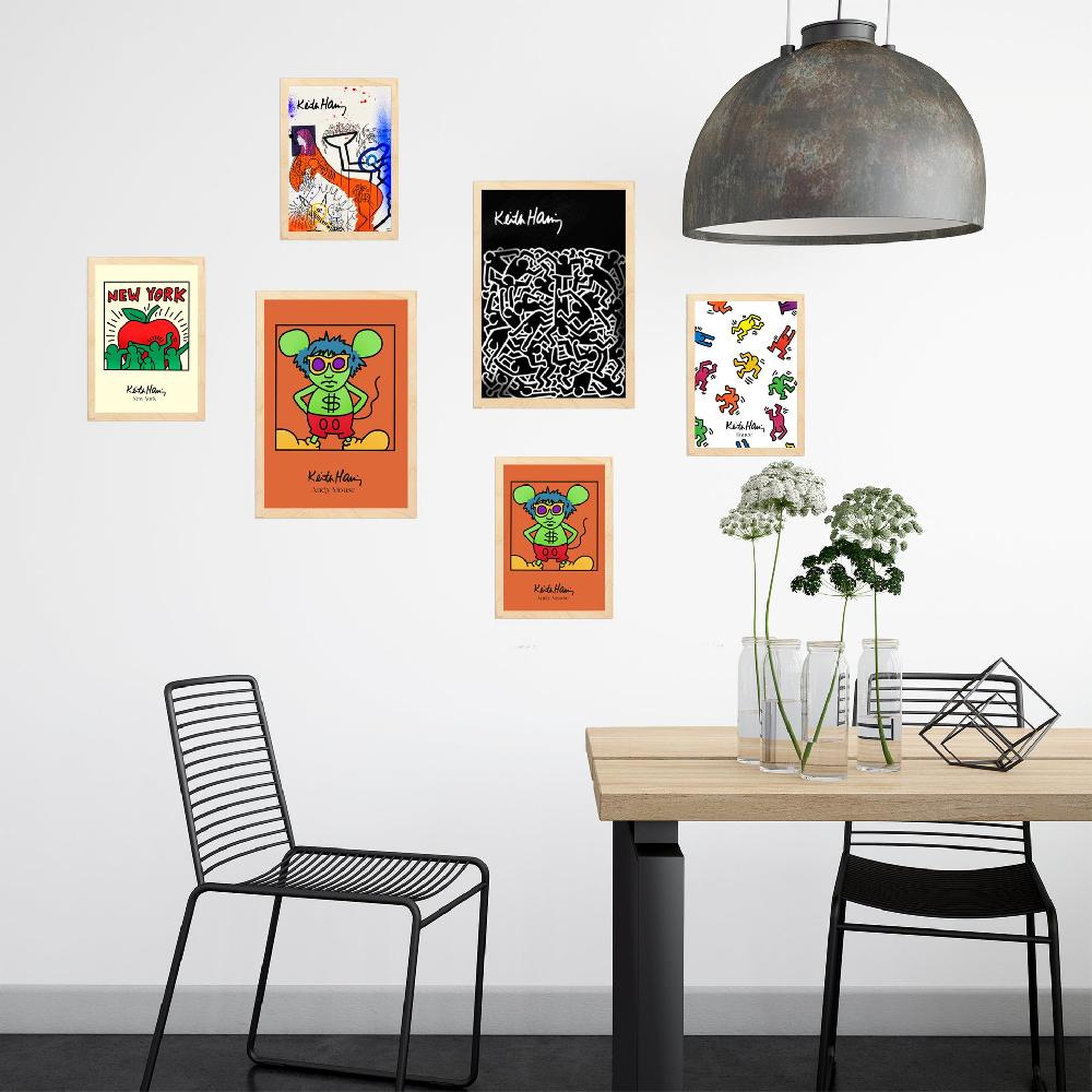 Nacnic Iconic Keith Haring Pop Art