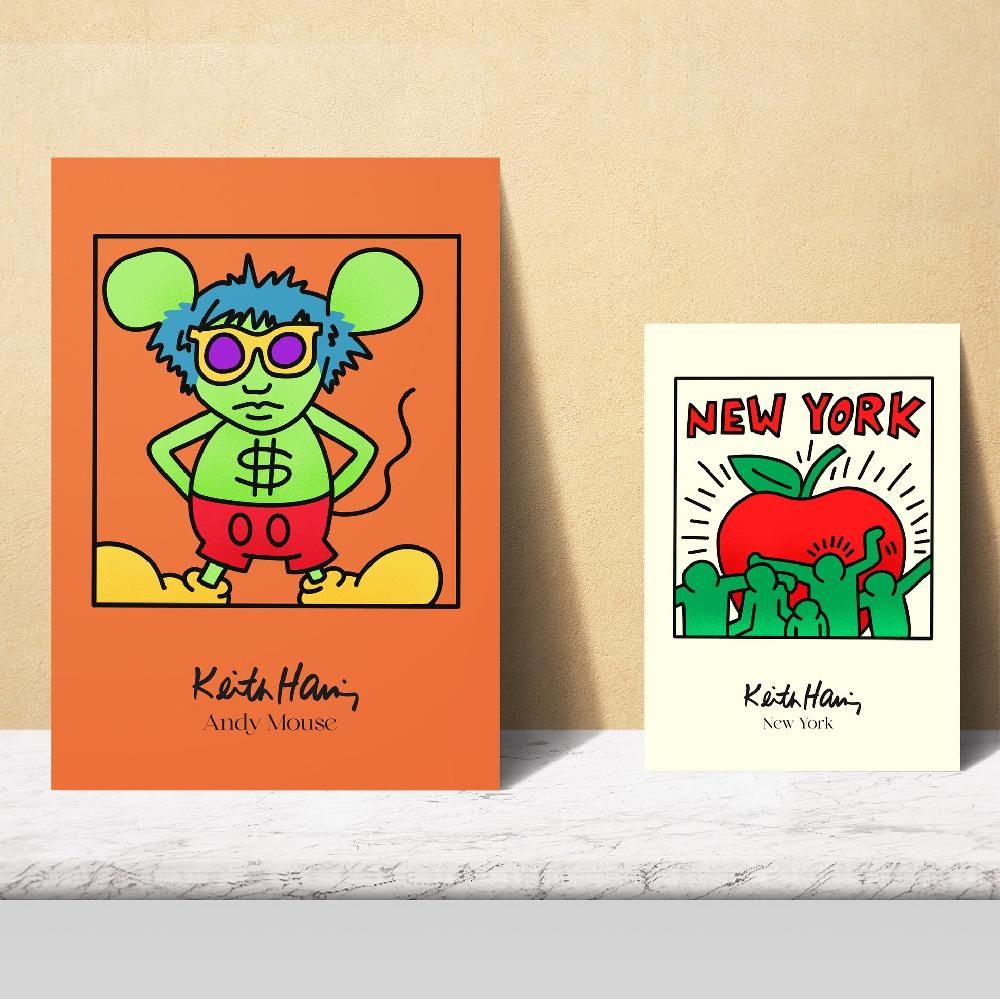 Nacnic Iconic Keith Haring Pop Art