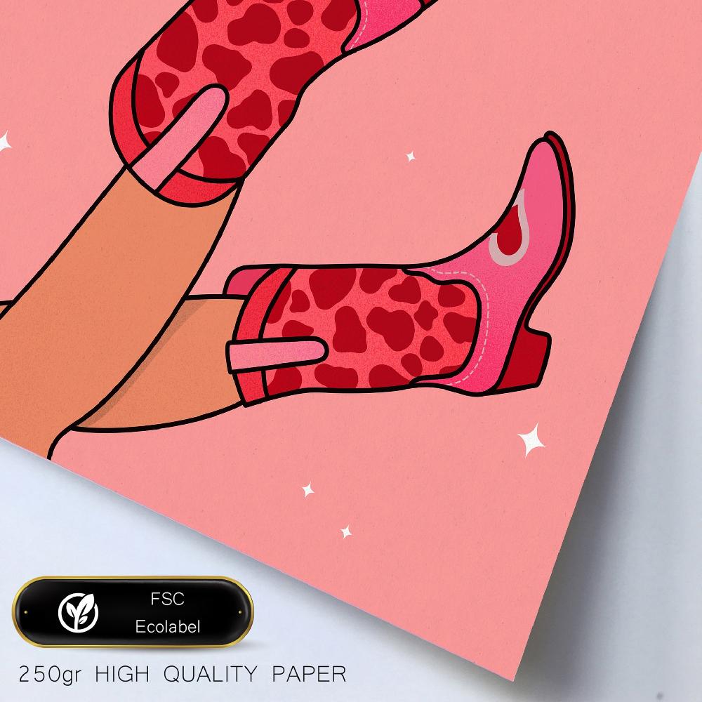 Nacnic Illustraciones De Arte Moderno Femenino