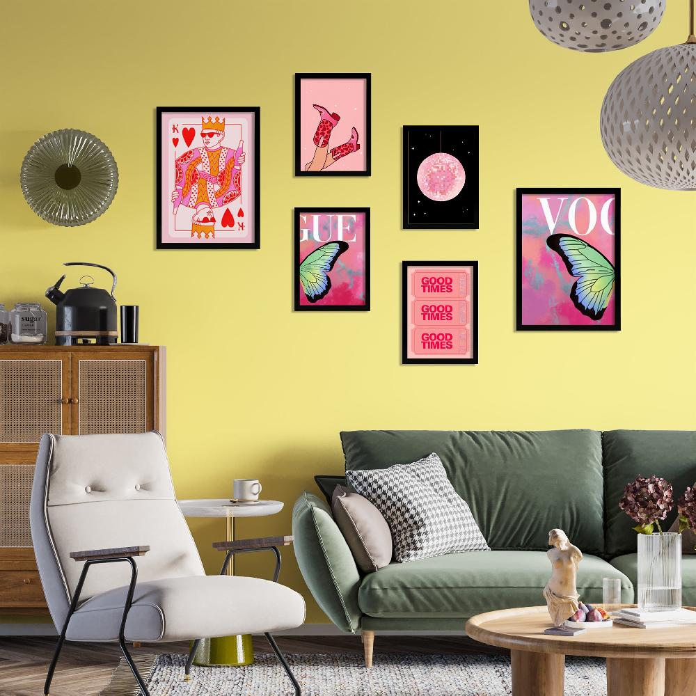 nacnic Illustraciones de arte moderno femenino