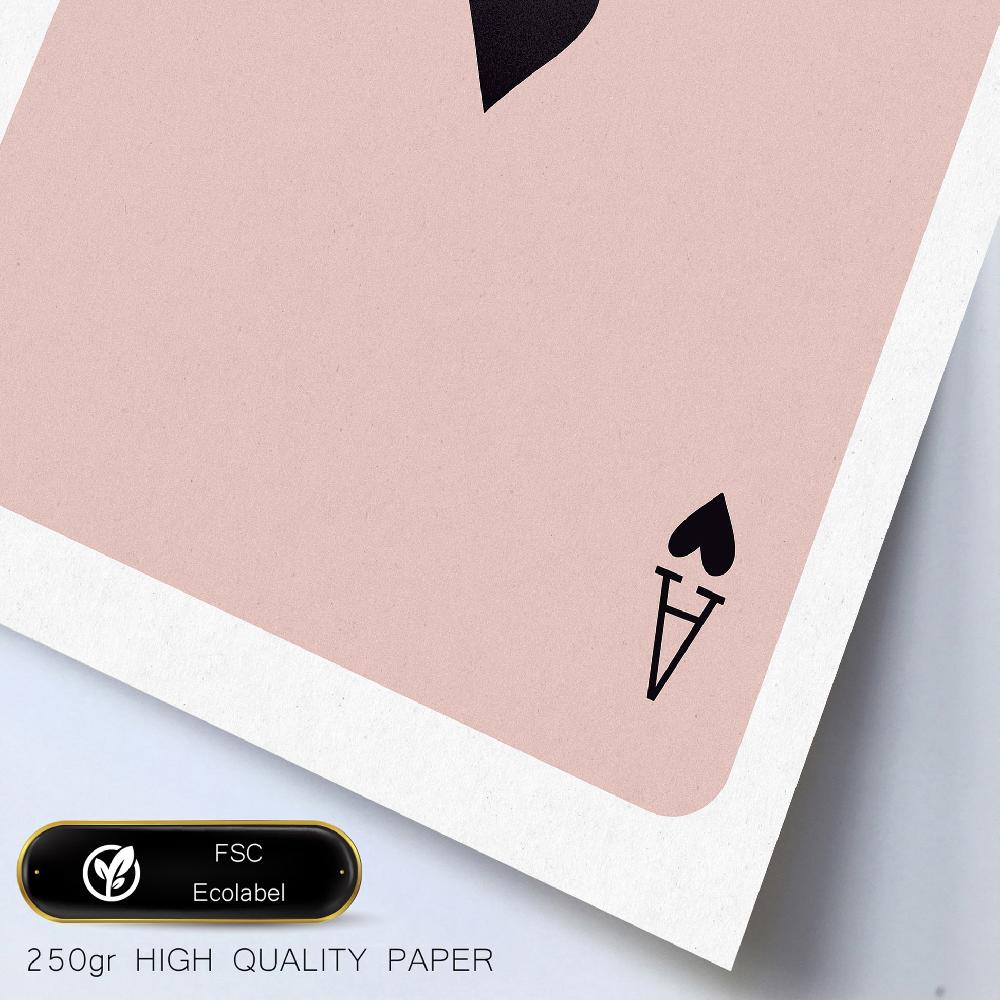 Nacnic Illustraciones De Arte Moderno Tonos Rosas