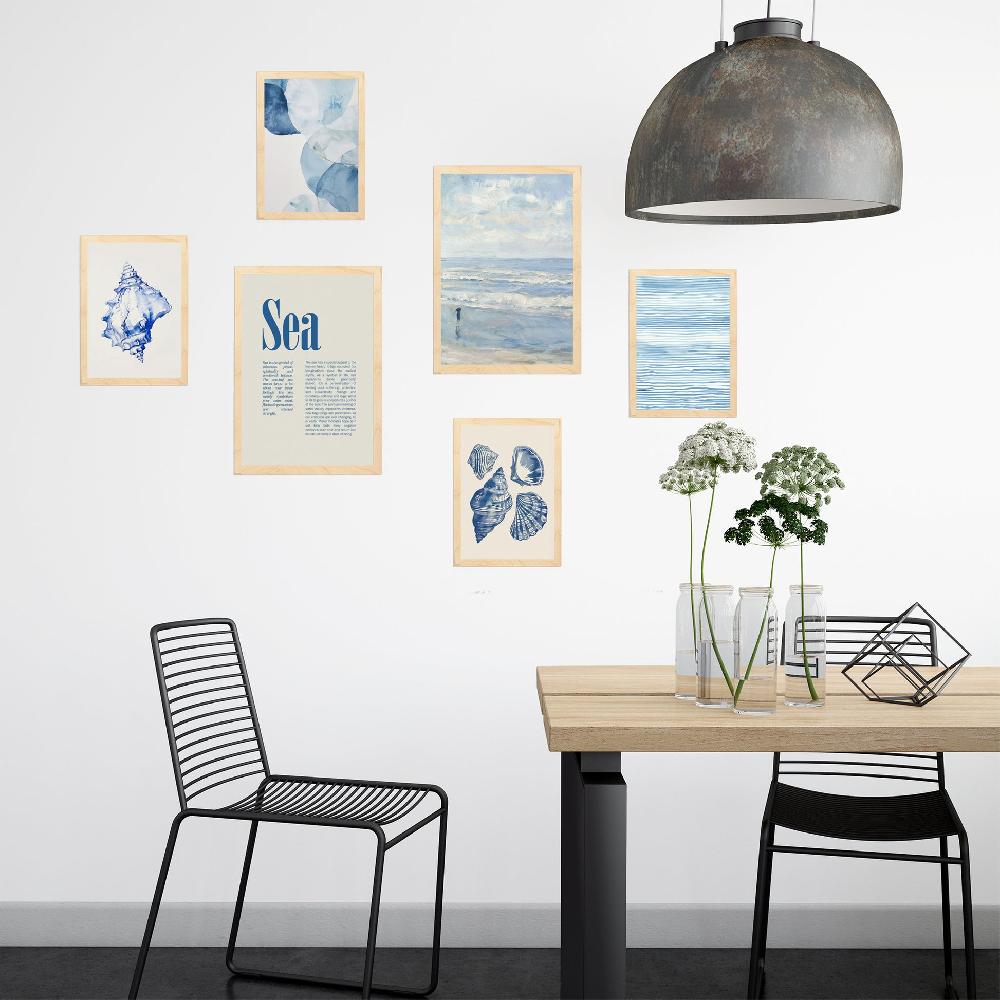 Nacnic Ilustraciones Marino Azul Mar Y Verano